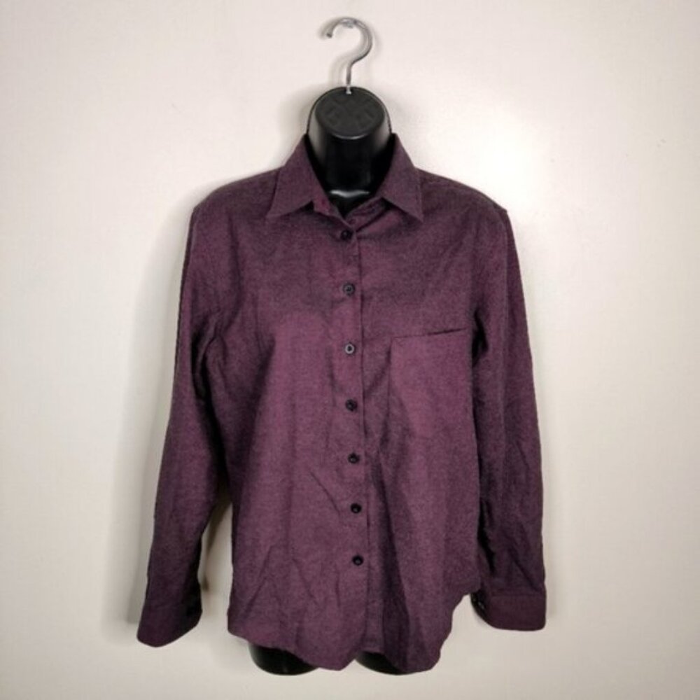 Pomp Canada Cashmere Proper Tailored Fit Technical Quiet Luxury Unisex Shirt S